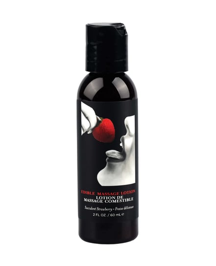 Earthly Body Hemp Seed by Night Edible Lotion – 2 oz Strawberry by Earthly Body product image