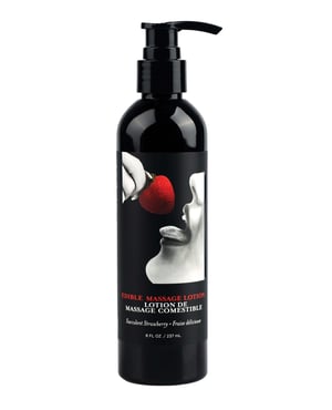 Earthly Body Hemp Seed by Night Edible Lotion – 8 oz Strawberry by Earthly Body product image