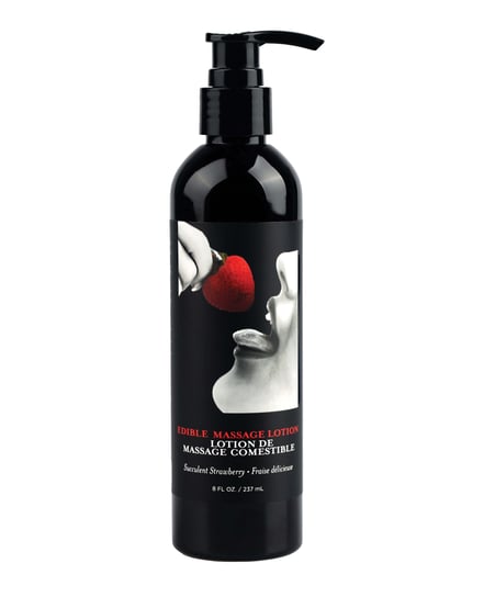 Earthly Body Hemp Seed by Night Edible Lotion – 8 oz Strawberry by Earthly Body product image