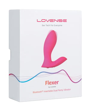 Lovense Flexer Dual Panty Vibrator – Pink by Lovense product image