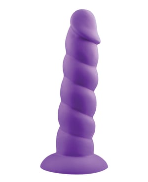 Rock Candy Suga Daddy 7″ Silicone Dildo – Purple by Rock Candy product image