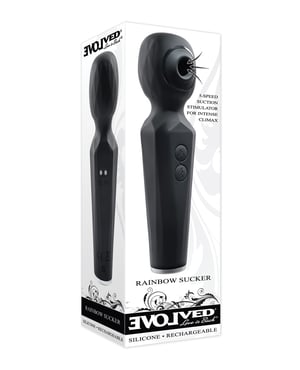 Evolved Rainbow Sucker Wand – Black by Evolved product image