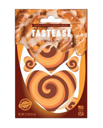 Pastease Tastease Edible Pasties & Pecker Wraps – Cinna-Buns O/S by Pastease product image
