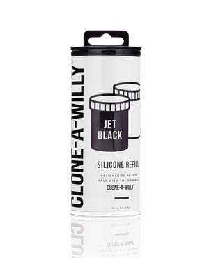 Clone-A-Willy Silicone Refill – Jet Black by Clone A Willy product image