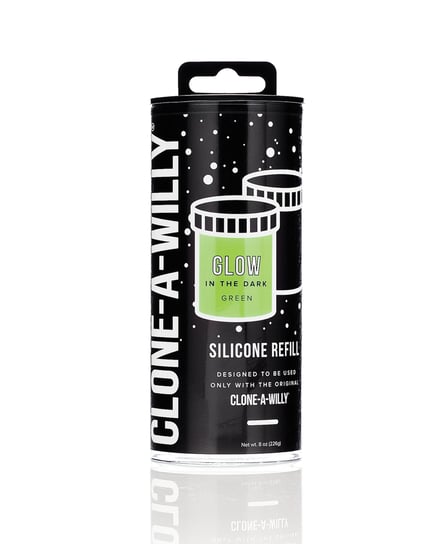 Clone-A-Willy Silicone Glow In The Dark Refill – Green by Clone A Willy product image
