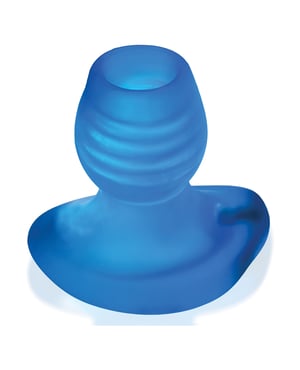 Oxballs Glowhole 2 Hollow Buttplug w/LED Insert Large – Blue Morph by Oxballs product image