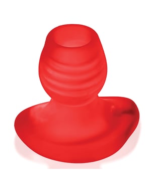 Oxballs Glowhole 2 Hollow Buttplug w/LED Insert Large – Red Morph by Oxballs product image