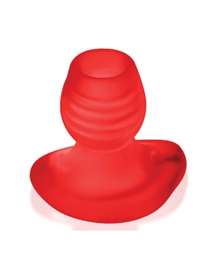 Oxballs Glowhole 1 Hollow Buttplug w/LED Insert Small – Red Morph by Oxballs product image