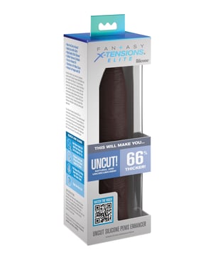 Fantasy X-tensions Elite Uncut 7″ Extension Sleeve – Brown by Fantasy X-tensions product image