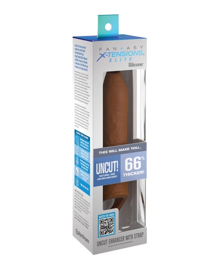 Fantasy X-tensions Elite Uncut 7″ Extension Sleeve w/Strap – Tan by Fantasy X-tensions product image