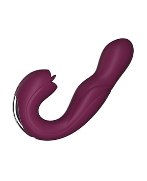 Joi Rotating Head G-Spot Vibrator & Clit Licker – Purple by Honey Play Box product image