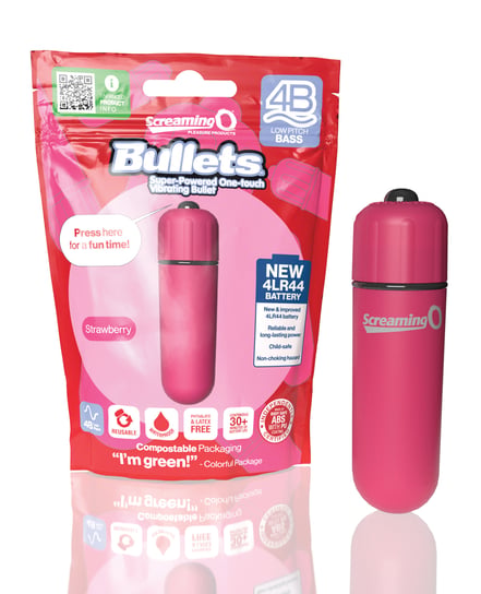 Screaming O 4B Bullet – Strawberry by Screaming O product image