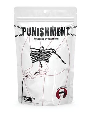 Punishment Bondage Rope – Black by Punishment product image