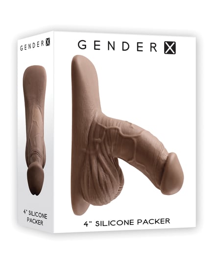 Gender X 4″ Silicone Packer – Dark by Gender X product image