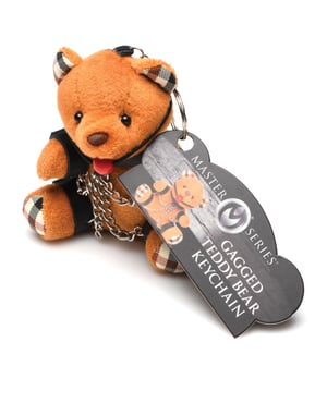 Master Series Gagged Teddy Bear Keychain by Master Series product image