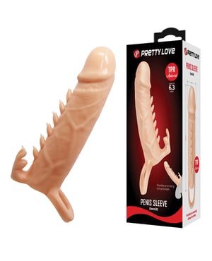 Pretty Love Emmitt 6.3″ Penis Sleeve – Ivory by Pretty Love product image