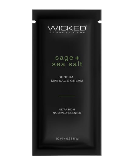 Wicked Sensual Care Sage & Sea Salt Massage Cream – .34 oz by Wicked Sensual Care product image