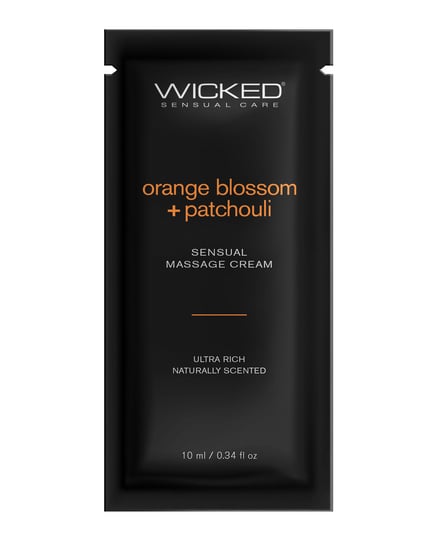 Wicked Sensual Care Orange Blossom & Patchouli Massage Cream – .34 oz by Wicked Sensual Care product image