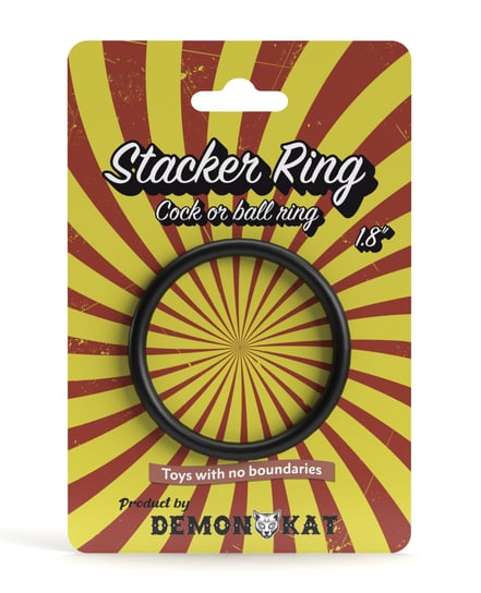 Demon Kat 1.8″ Stacker Ring – Black by Demon Kat product image