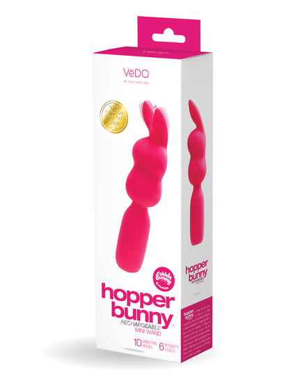 VeDO Hopper Bunny Rechargeable Mini Wand – Pink by VeDO product image