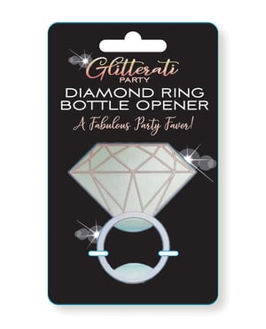 Glitterati Diamond Ring Bottle Opener by Candy Prints product image