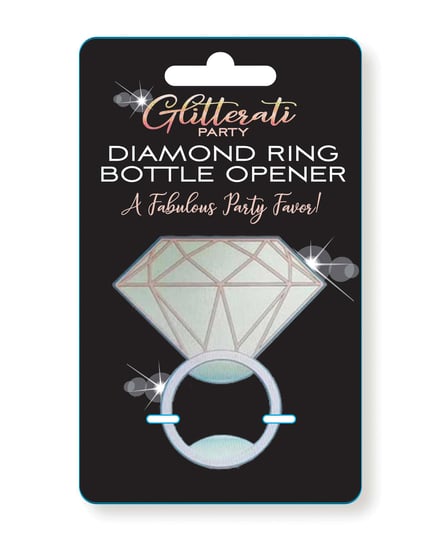 Glitterati Diamond Ring Bottle Opener by Candy Prints product image