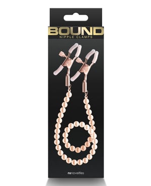 Bound DC1 Nipple Clamps – Rose Gold by Bound product image