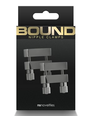 Bound V1 Nipple Clamps – Gunmetal by Bound product image
