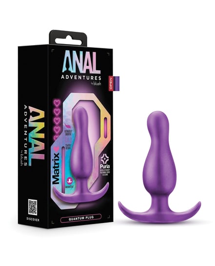 Blush Anal Adventures Matrix Quantum Plug – Purple by Anal Adventures product image
