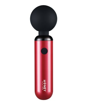 Pomi Wand Clit Tease Vibrating Wand – Deep Rose by Honey Play Box product image