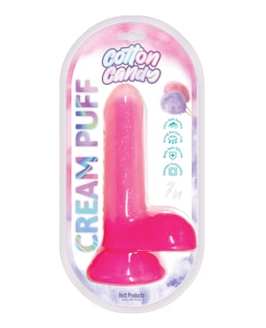 Cotton Candy Cream Puff 6″ Dildo – Pink by Hott Products product image