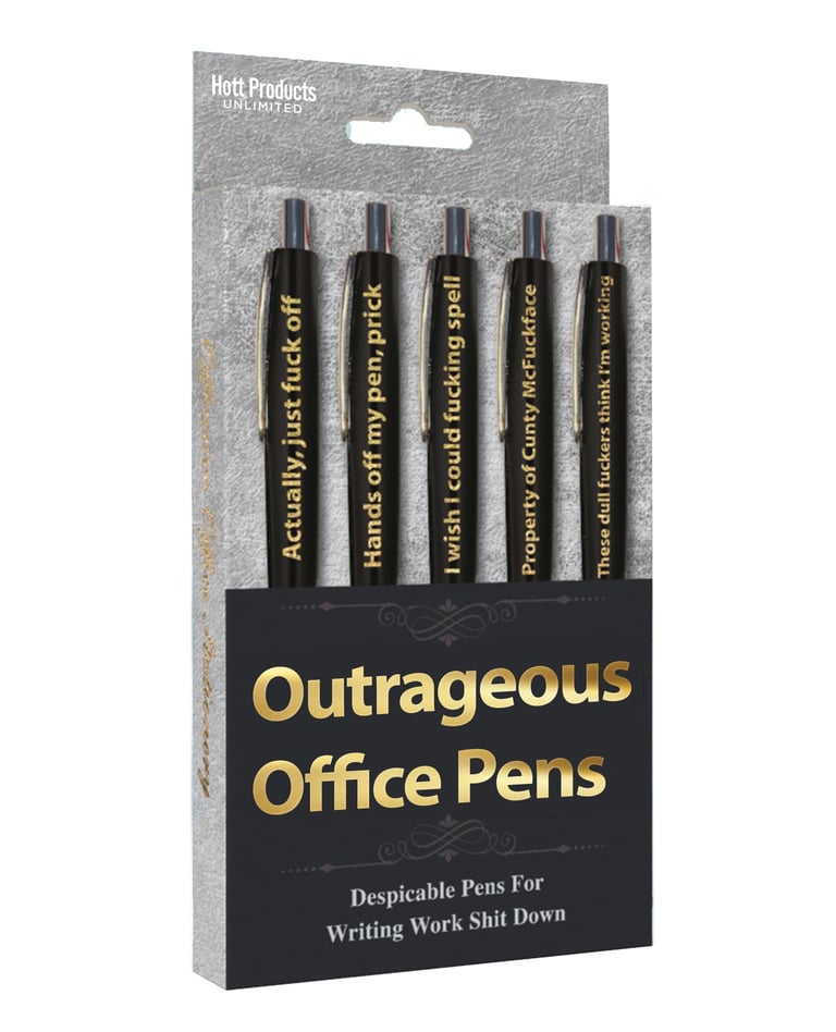 Outrageous Office Pens by Hott Products product image
