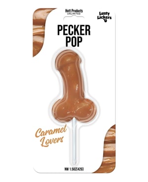 Lusty Lickers Penis Pop – Caramel Lovers by Hott Products product image