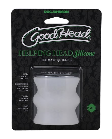 GoodHead Helping Head Silicone Stroker – Frost by GoodHead product image
