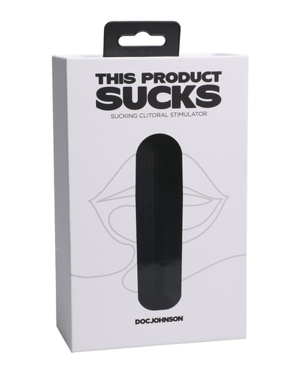 This Product Sucks Lipstick Suction Toy – Black by This Product Sucks product image
