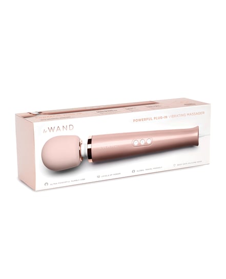 Le Wand Powerful Plug-In Vibrating Massager – Rose Gold by Le Wand product image