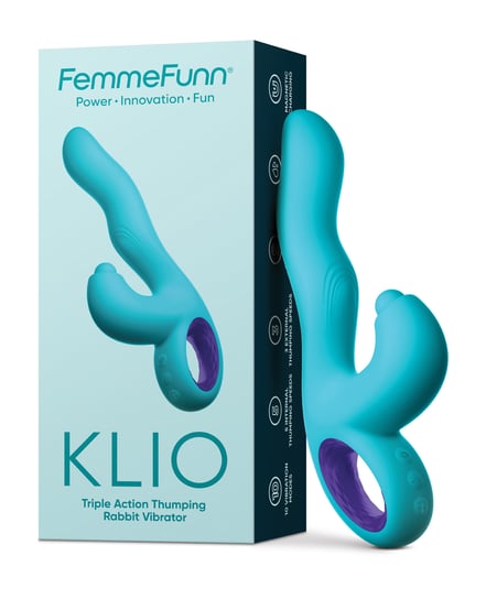 Femme Funn Klio Triple Action Rabbit – Turquoise by Femme Funn product image