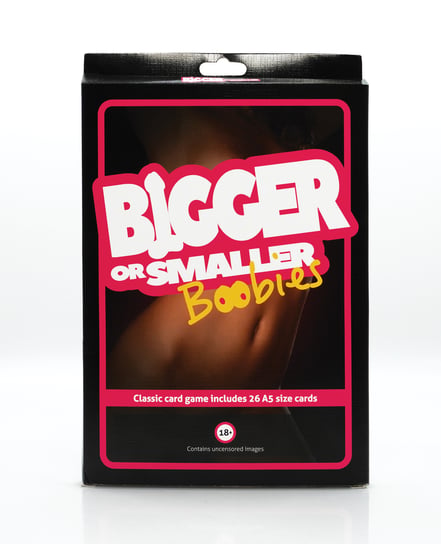 Play Wiv Me Bigger or Smaller Boobs Card Game by Play Wiv Me product image