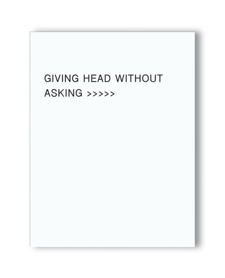 Giving Head Is Greater Than Naughty Greeting Card by Kush Kards product image
