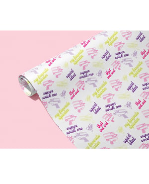 Squirt Alert Naughty Wrapping Paper by Kush Kards product image