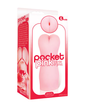 The 9’s Pocket Pink Mini Ass Masturbator by The 9s product image