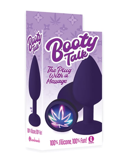 The 9’s Booty Calls Neon Leaf Plug – Purple by The 9s product image