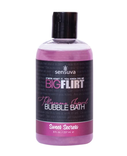 Sensuva Big Flirt Pheromone Bubble Bath – 8 oz Sweet Secrets by Sensuva product image