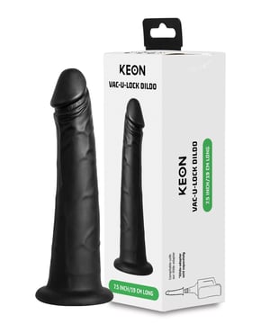 Kiiroo Keon Vacuum Lock Dildo – Black by Kiiroo product image