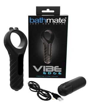 Bathmate Vibe Edge Glans Tickler – Black by Bathmate product image