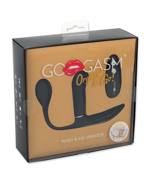 GoGasm Pussy & Ass Vibrator – Black by GoGasm product image