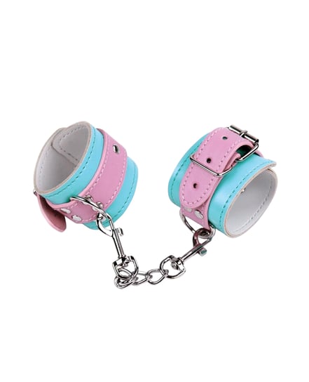 Nobu Fetish Handcuffs – Pink/Blue by Nobu product image