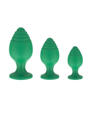Nobu Rainbow Silicone Plug Set – Green by Nobu product image