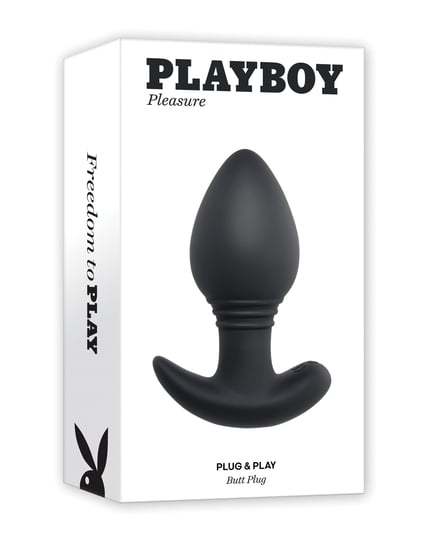 Playboy Pleasure Plug & Play Butt Plug – Navy by Playboy product image