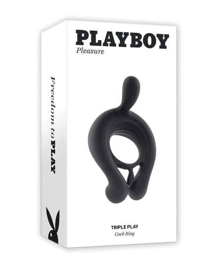Playboy Pleasure Triple Play Cock Ring – 2 AM by Playboy product image